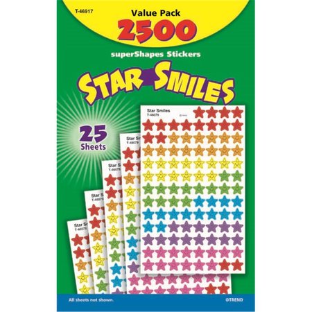 TREND ENTERPRISES . Star Smiles Value Pack Sss Superspo Ts/Shapes Stickers TR96779